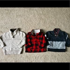 Boys 12M/18M holiday sweater bundle